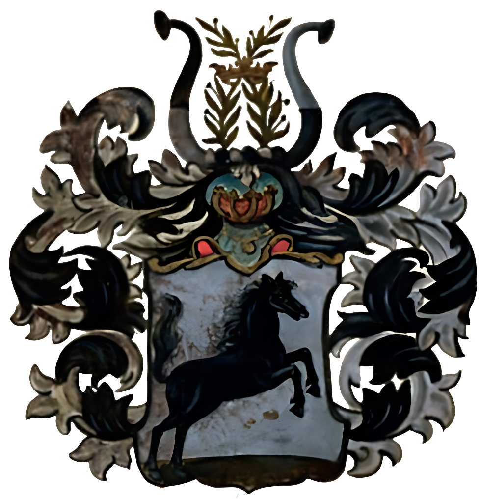 Vapenillustrationen ur sköldebrevet (1675)